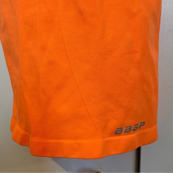 Bebe Sport Orange Mesh Activewear Tank Top M/L - Picture 10 of 16